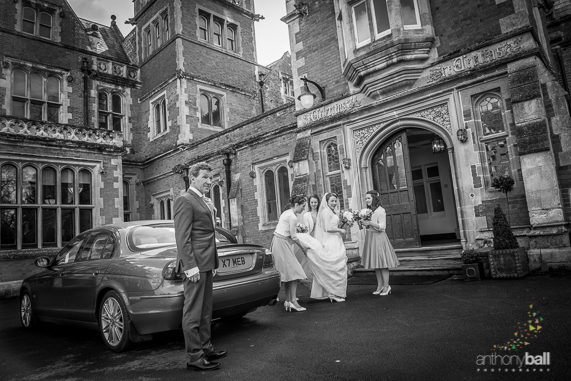 The Rolls of Monmouth Wedding Entrance